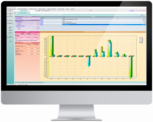 Visuel logiciel Cloé gestion compta pour associations