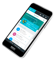 Visuel de l'espace Famille sur Smartphone